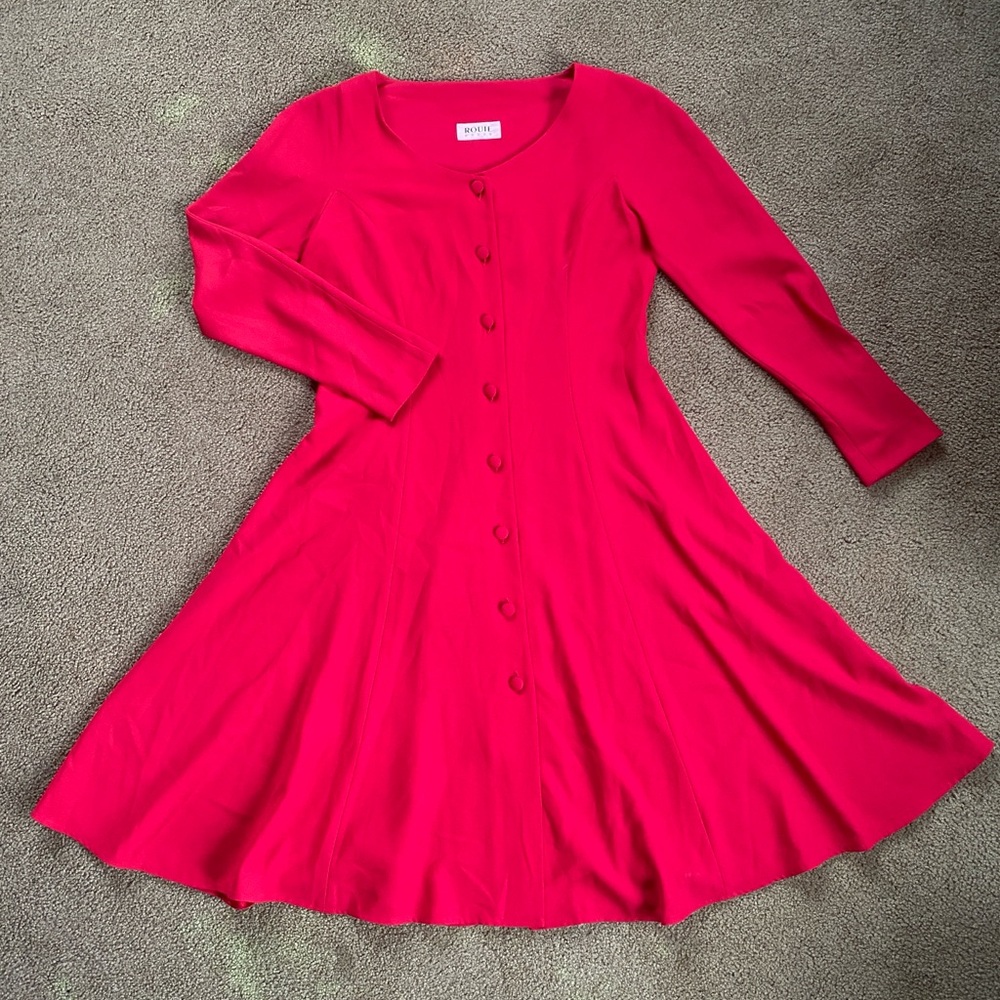 Vintage Red Skater Dress